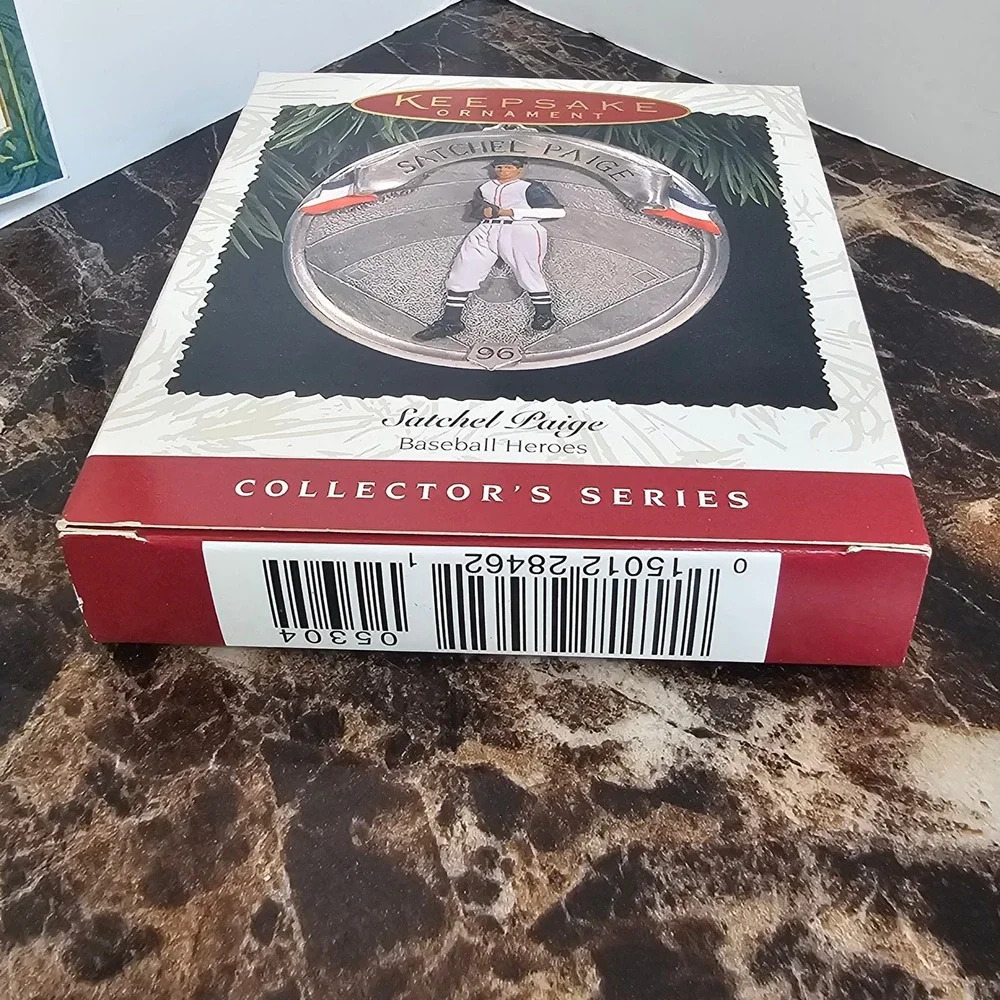 Hallmark Keepsake Ornament 1996 Satchel Paige Baseball Heroes Collector Series